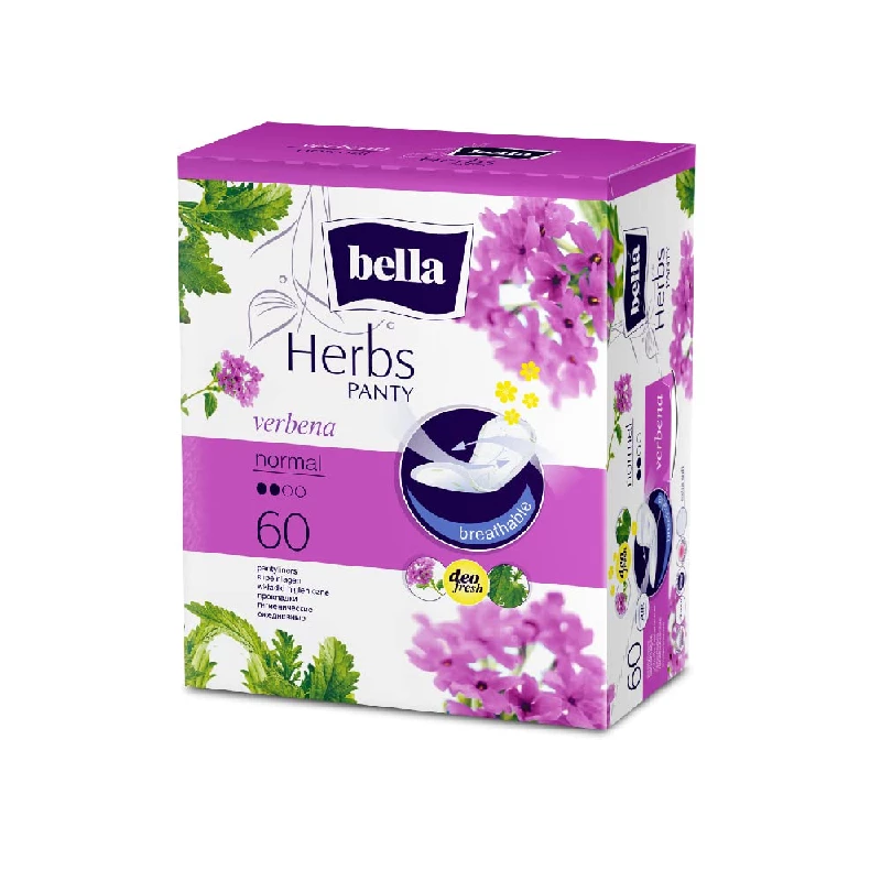 Bella HeRBS Panty Liners For Women Daily Use, 60 Pads-1.webp